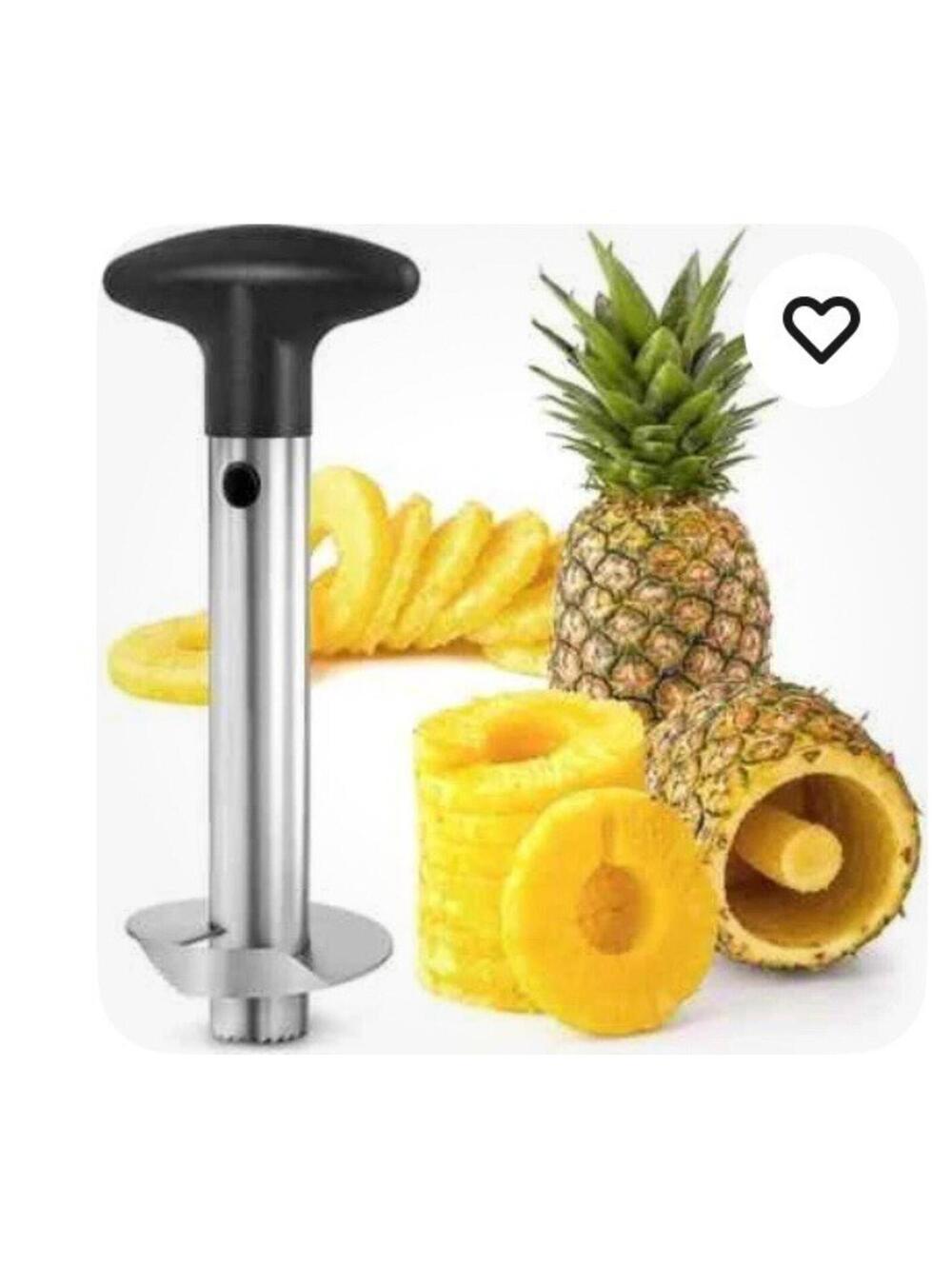 Handheld Pineapple Cutter w/Circular Blade Stainless Pineapple Corer Slicer 3''